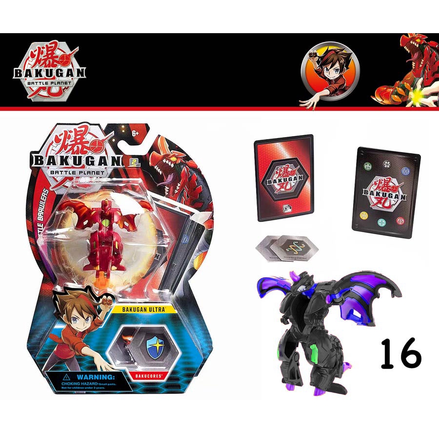 different types of bakugan