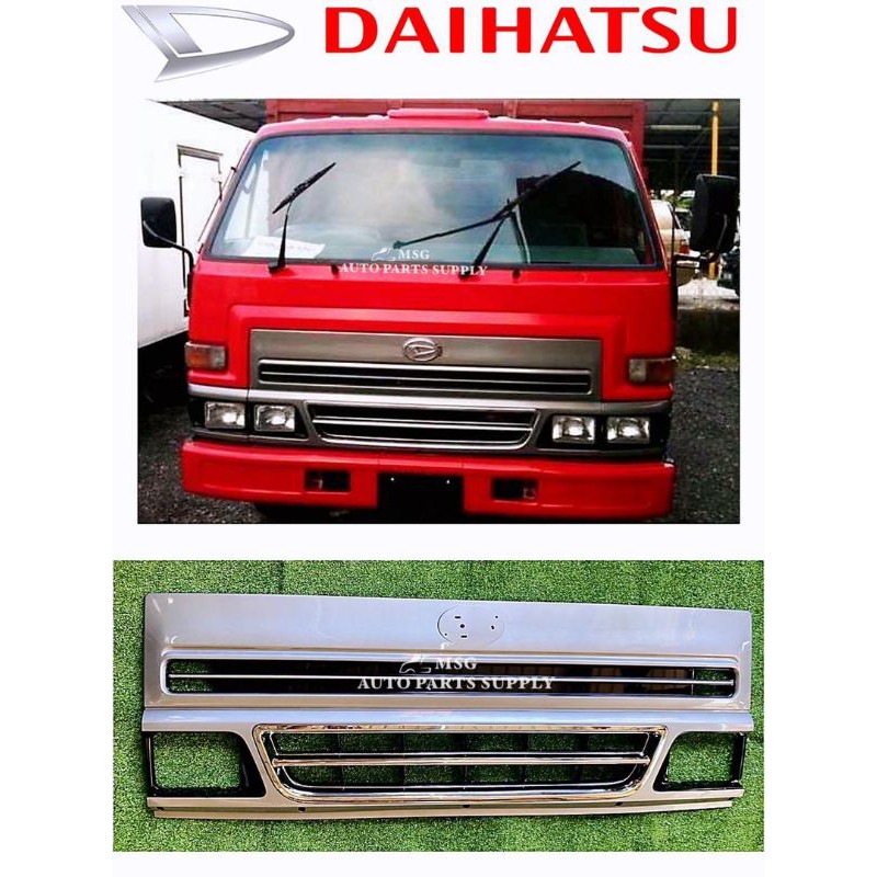 DAIHATSU DELTA DV58 DV116 FRONT GRILLE WITH CHROME FRAME (1ton/5ton ...