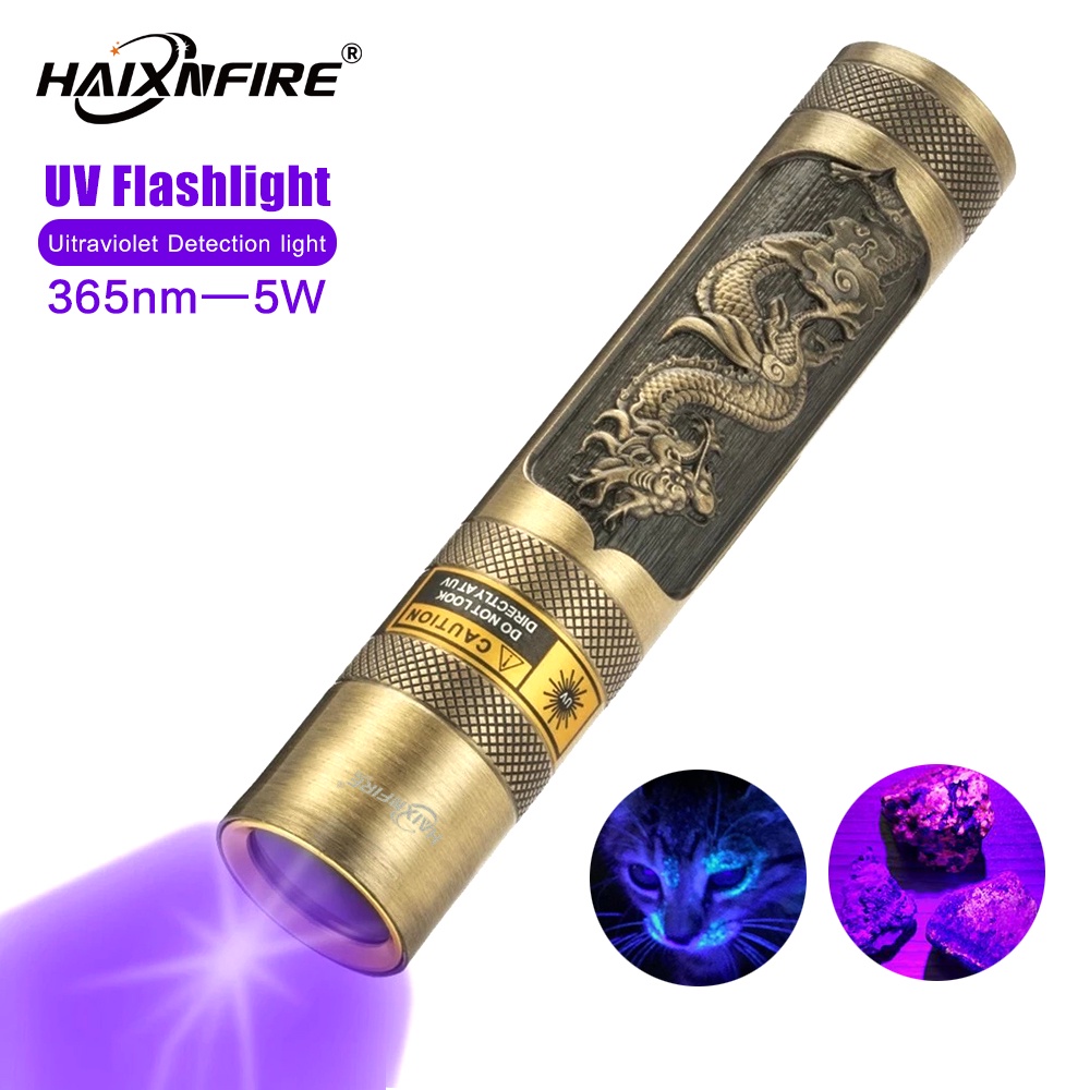 HaixnFire SV18 UV LED Violet Light Portable Flashlight | Shopee Malaysia