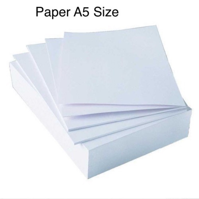 Paper A5 size 500 sheets sheets 100sheets 500 sheets | Shopee Malaysia