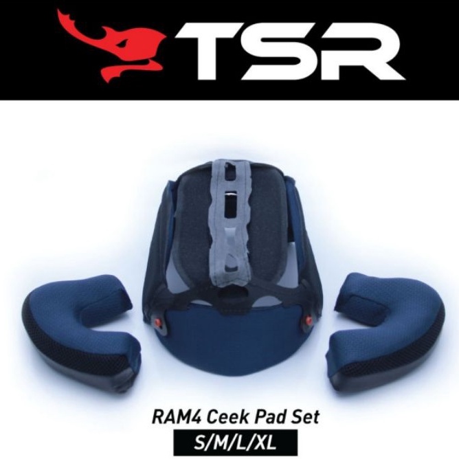 %Original TSR RAM4/ gracshaw G818 CHEEK PADDING - Helmet Accessories