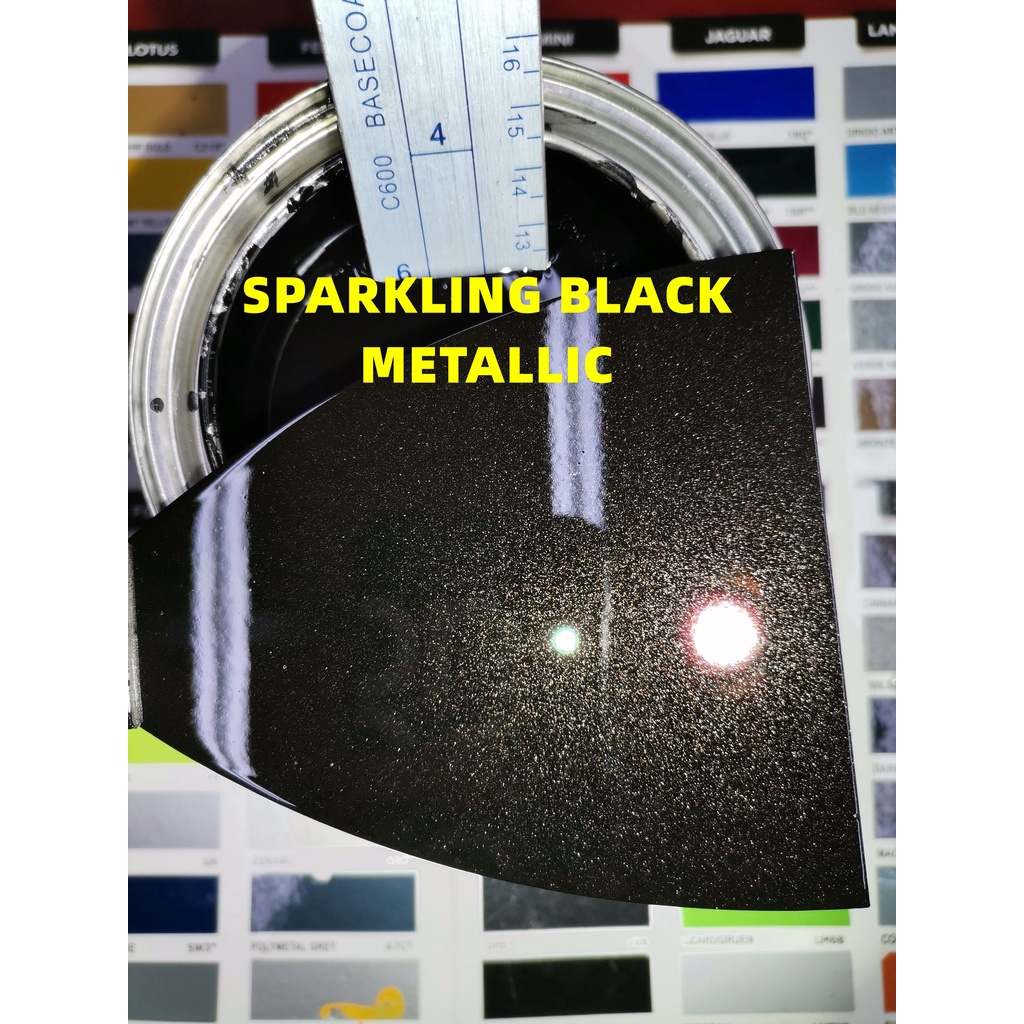 Buy 2k Paint Sparkling Black Metallic Cat Bancuh Cat Kereta Hitam Silver Kasar Seetracker Malaysia