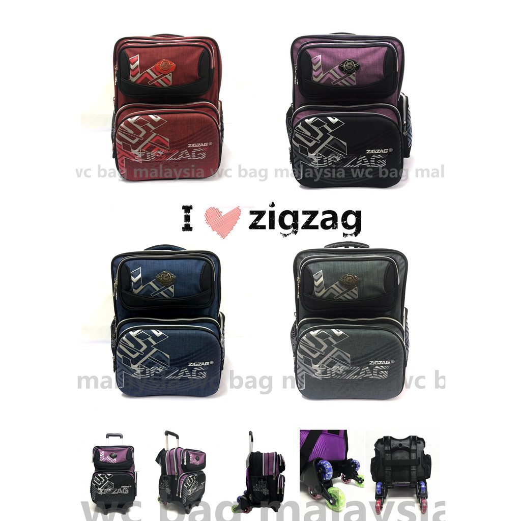 zig zag school bag malaysia