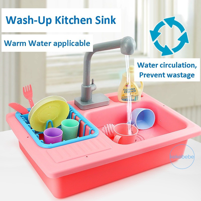 toy sink with water