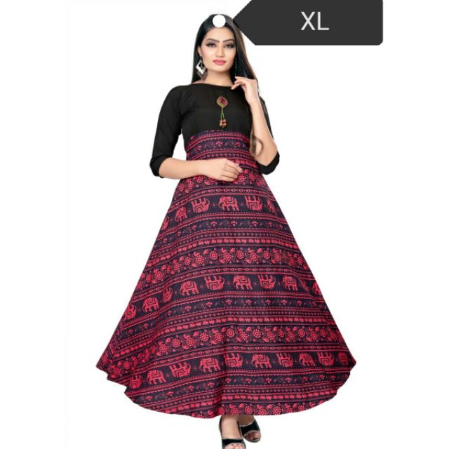 ethnic gown look