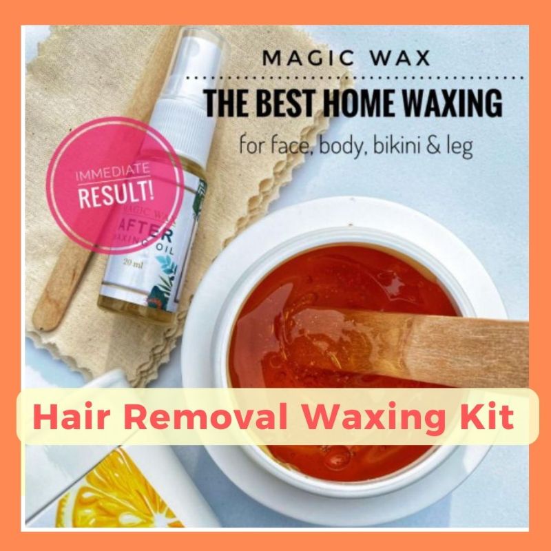 Magic Wax Hair Removal Waxing Kit Hair Removal Set Hot Wax With Wax