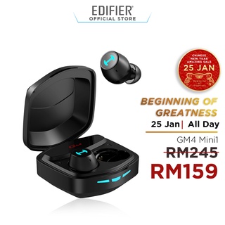 Image of Edifier GM4 Mini1 Gaming TWS True wireless Stereo Earbud Earphone Headphone | IPX5 Splash Resistance | Good Bass