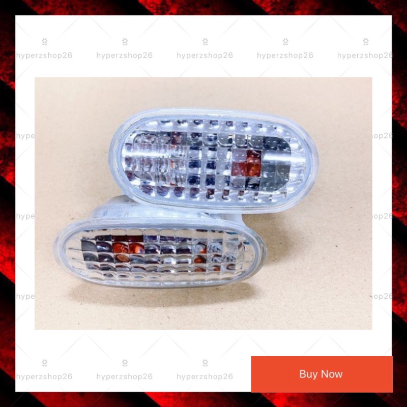 Proton wira waja signal fender lamp Crystal lampu fender proton wira