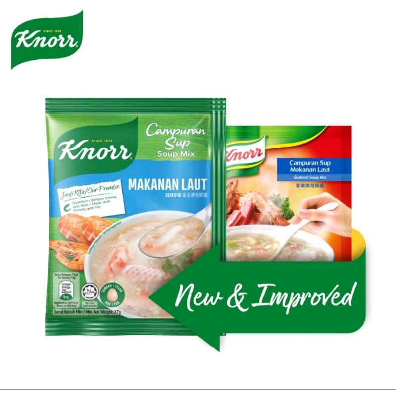 Knorr Sachet Seafood Soup Mix 37g Shopee Malaysia 3814