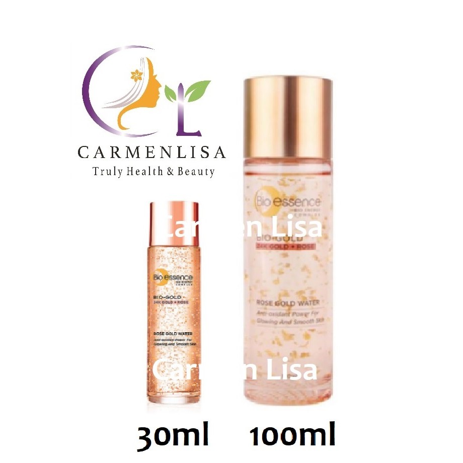 Bio Essence 24k Bio Gold Rose Gold Water 30ml 100ml Gold Water 20ml Shopee Malaysia