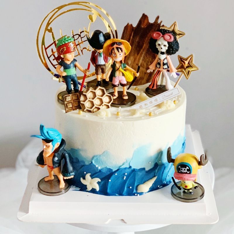 Buy Ready Stock 6pcs 9pcs One Piece And Sunny Ship Cake Topper Seetracker Malaysia