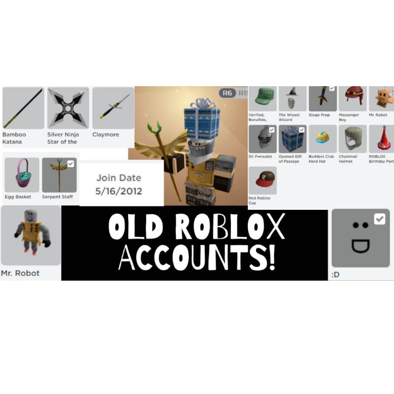 Roblox Account For Sale Shopee Malaysia - old roblox account