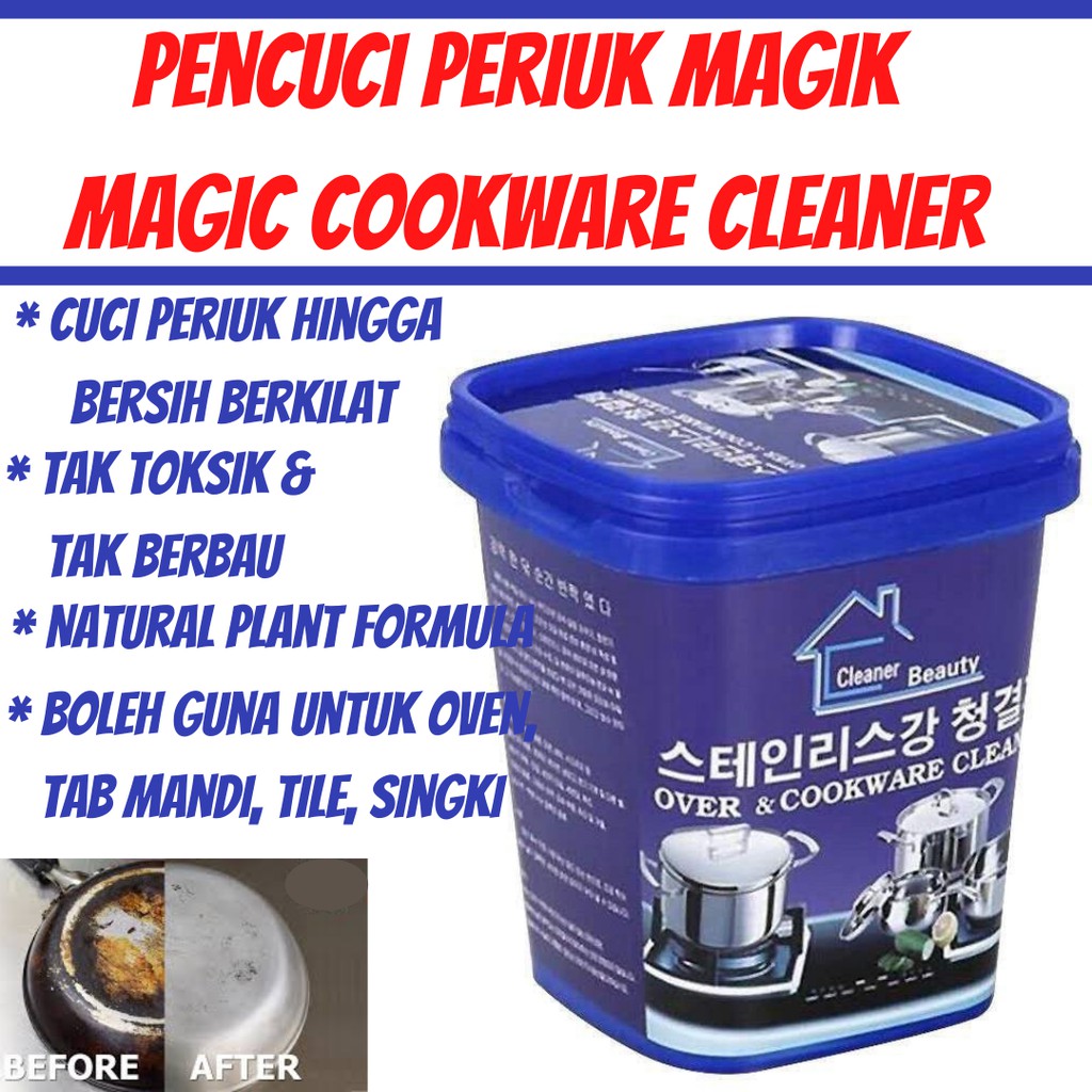 Tak Payah Pening Kepala Nak Cuci Periuk Bersih Berkilat! Guna Pencuci ...