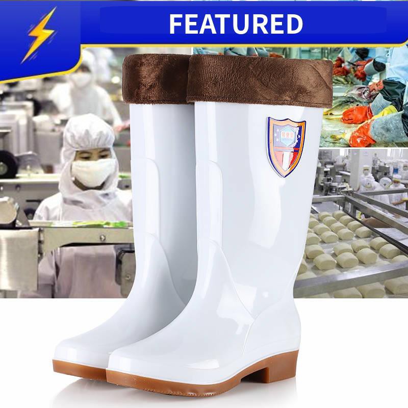 Hot Sale Ready Stock Kasut But Getah Kasut Boot Getah Sarung Kasut Hujan Kilang Makanan Putih Air Kasut Boot Boots Both Bottom Bot Boots Canys Asid Oysterik Medium Tube Tinggi Lelaki Wanita
