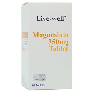 Live-Well Magnesium 350mg 60's