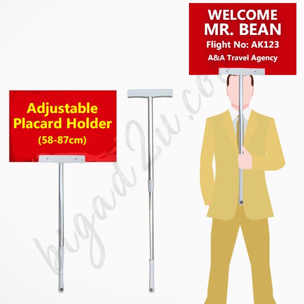 Airport Pickup Placards/ Guide Placards/ Travel Placards 手举牌杆