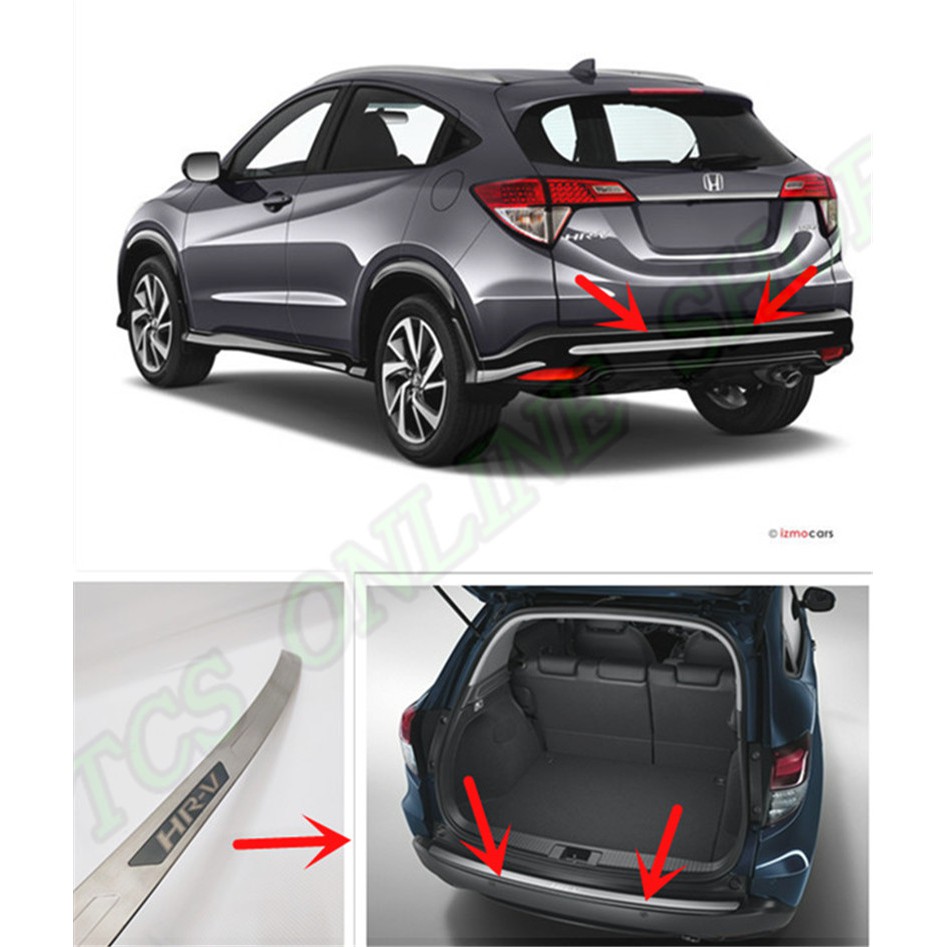 HONDA HRV(HRV) Rear Bumper Guard Trunk Protector stainless steel