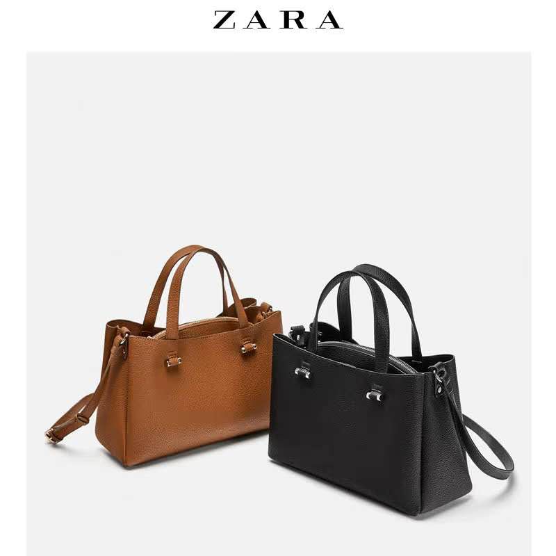 zara top handle bag