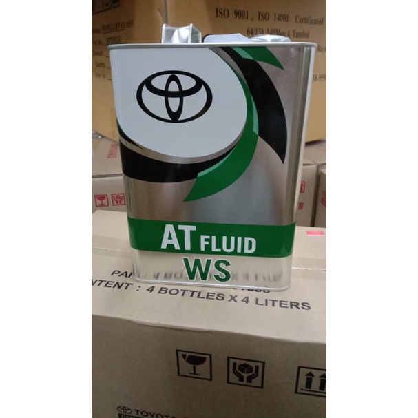 TOYOTA ATF WS AUTO TRANSMISSION FLUID (4 LITRE) VIOS 2007-2015 ALTIS ...