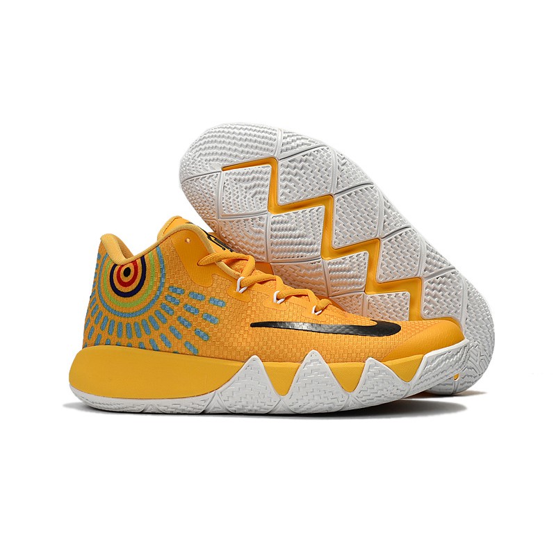 kyrie 4 yellow shoes