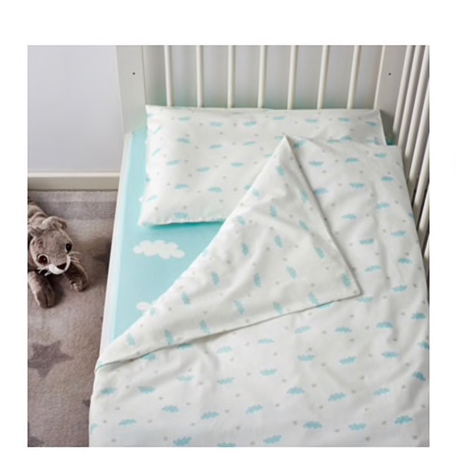 Ikea Himmelsk Baby Pillow Bedsheet Set Shopee Malaysia
