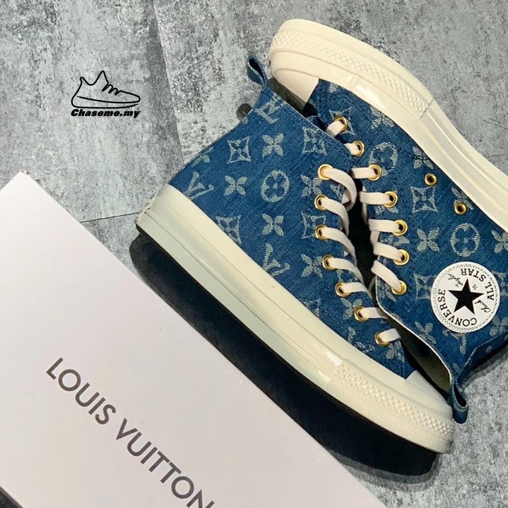 louis vuitton denim converse