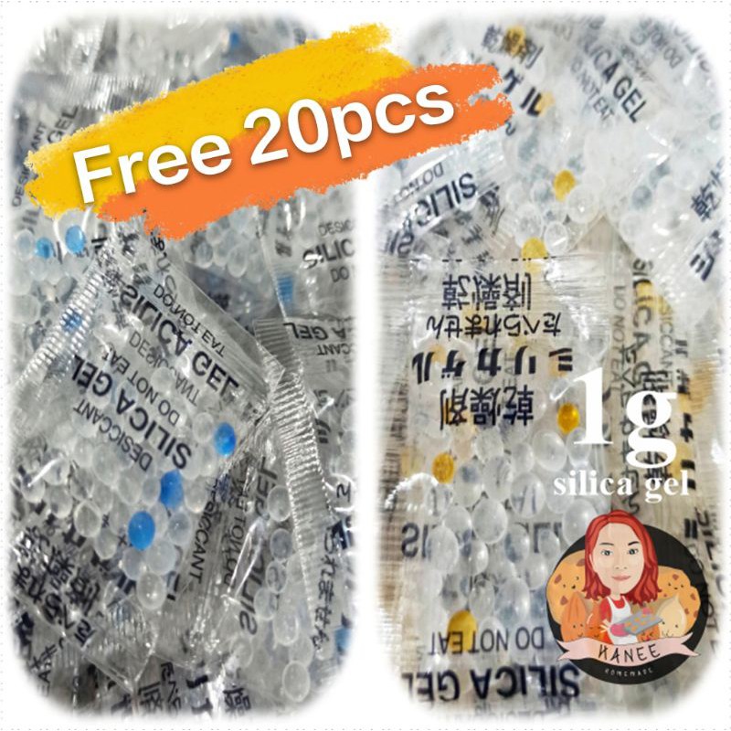 50/100pcs 1g Silica Gel (*Free 20pcs)Desiccant Moisture Dehumidifier