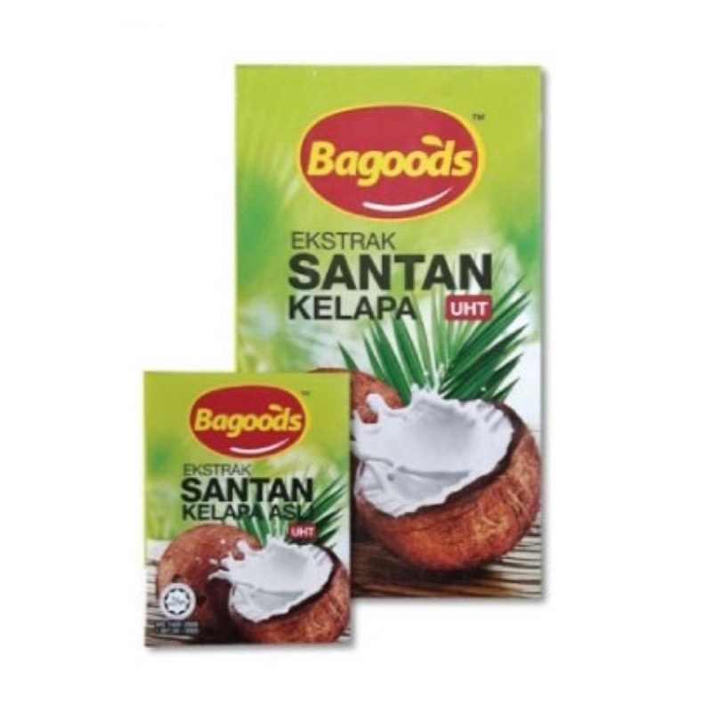 Bagoods Santan Kelapa Uht 200ml Baghods Coconut Milk 200ml Santan Kotak Shopee Malaysia 3073