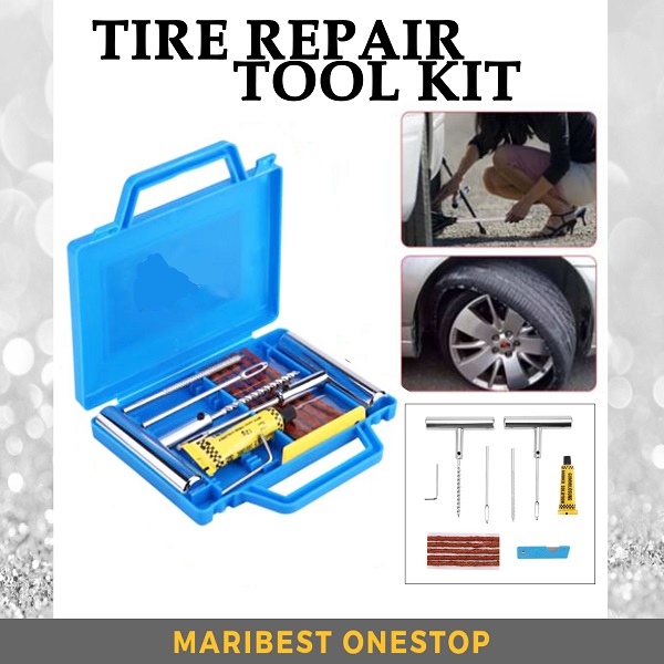 Tire Repair Tool Kit Automotive Automobile Car Tire Tyre Motorcycle Tire Puncture Repair Mini Tool Kit