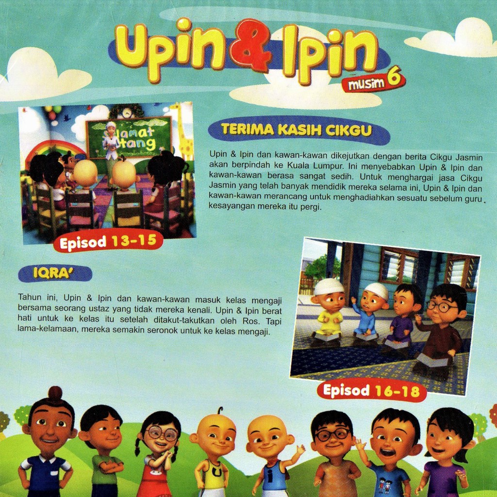 Upin Ipin Musim 6 Vol 28 Dvd Shopee Malaysia