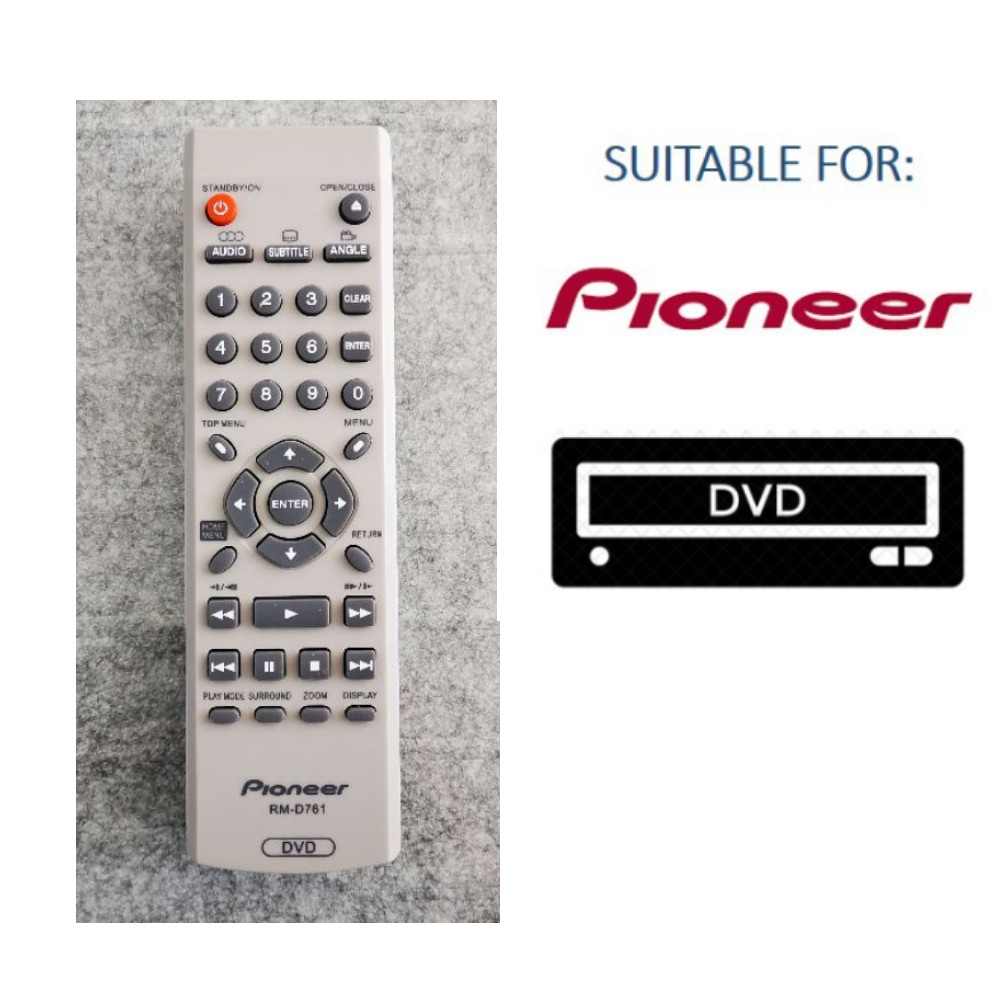 PIONEER DVD PLAYER UNIVERSAL REMOTE CONTROL REPLACEMENT | Shopee Malaysia