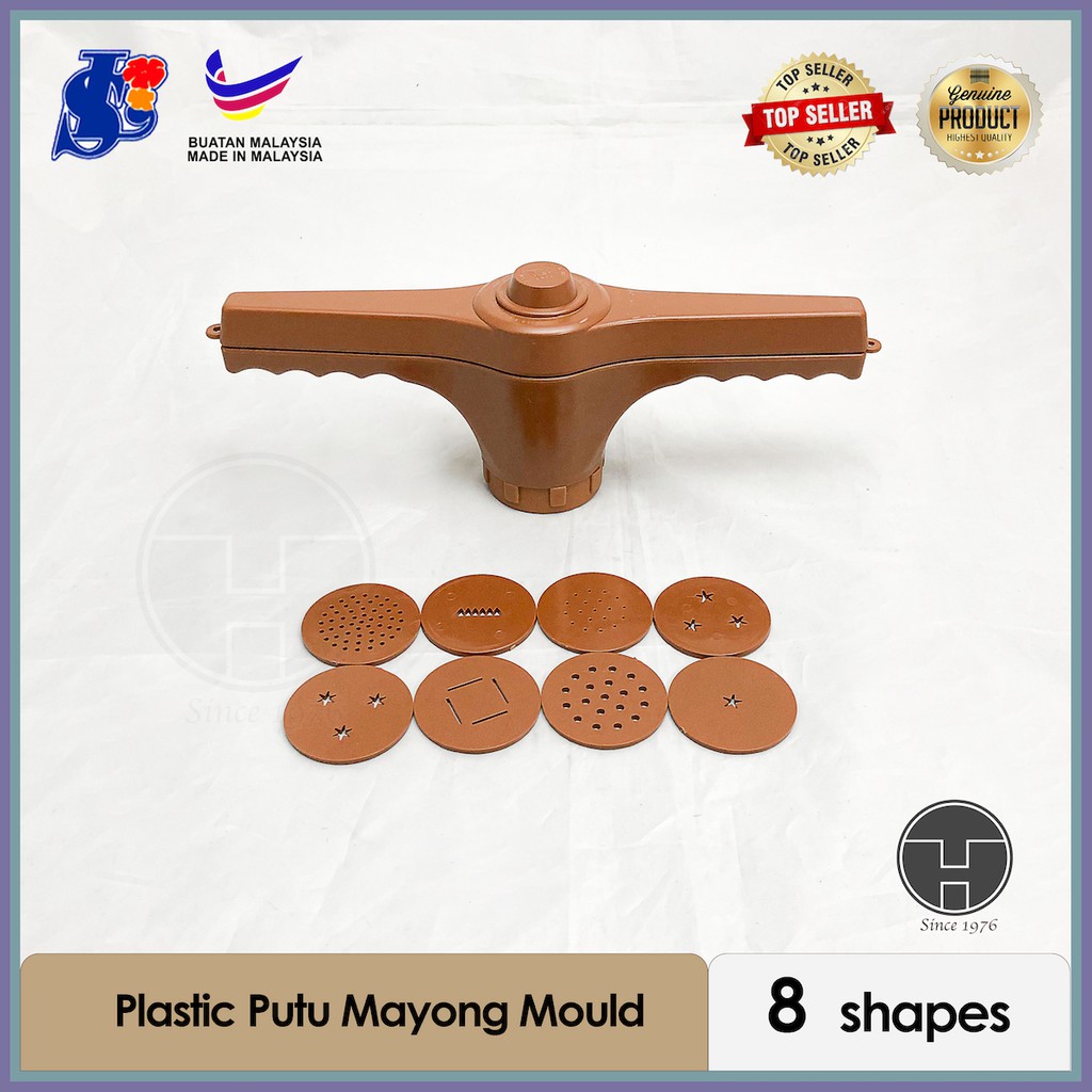 [TeoHin] Plastic Putu Mayam Mould Chocolate Cookies Mold Muruku Hand Press Maker/ Acuan Kuih Muruku Putu Mayong Mould