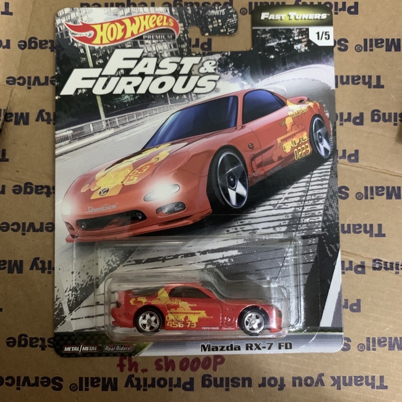 Hot Wheels Premium Fast & Furious Mazda RX-7 FD | Shopee Malaysia