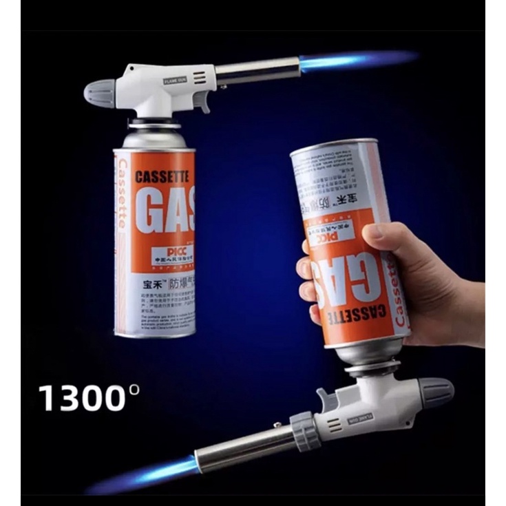 1300 Degree Flame Gun Welding Burner Auto Ignition Gas Torch Lighter Soldering Butane Spray Gun Blowtorch Barbecue