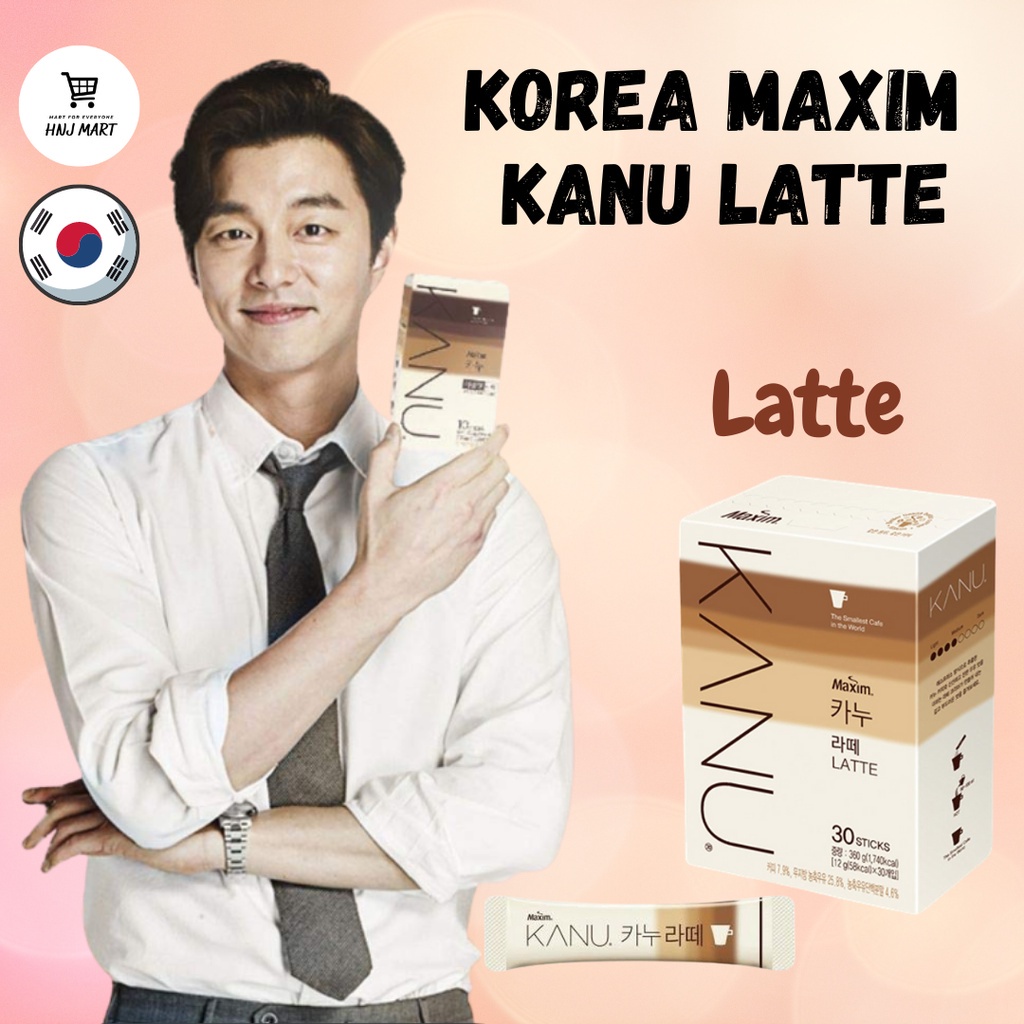 Korea Maxim Kanu Latte / Double Shot Latte (Stick) Maxim Kanu Instant Coffee