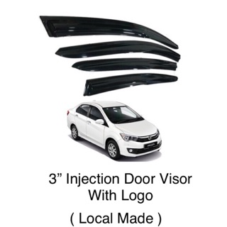 Perodua Bezza 3 Inches Door Visor  Local Made Buatan Malaysia  High
