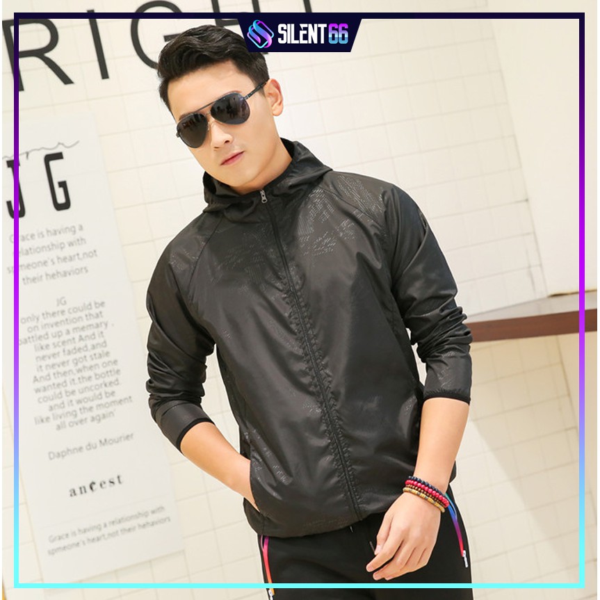 READY STOCK JOGGING JACKET Unisex Hiking Sport Jacket Windbreaker - DICKY