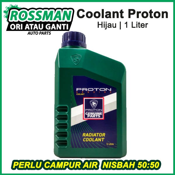 GENUINE PROTON 100% ORIGINAL COOLANT ( GREEN ) 1 LITER