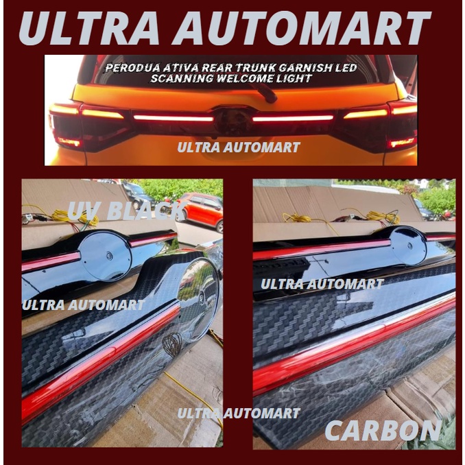 PERODUA ATIVA Rear Centre LED Tail Light Garnish Third Brake Light With