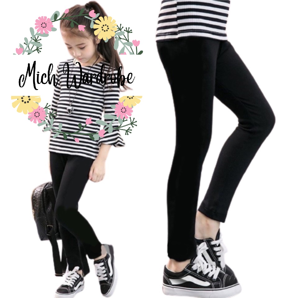 1y-12y-plain-black-girl-cotton-legging-kids-stretchable-pant-spandex