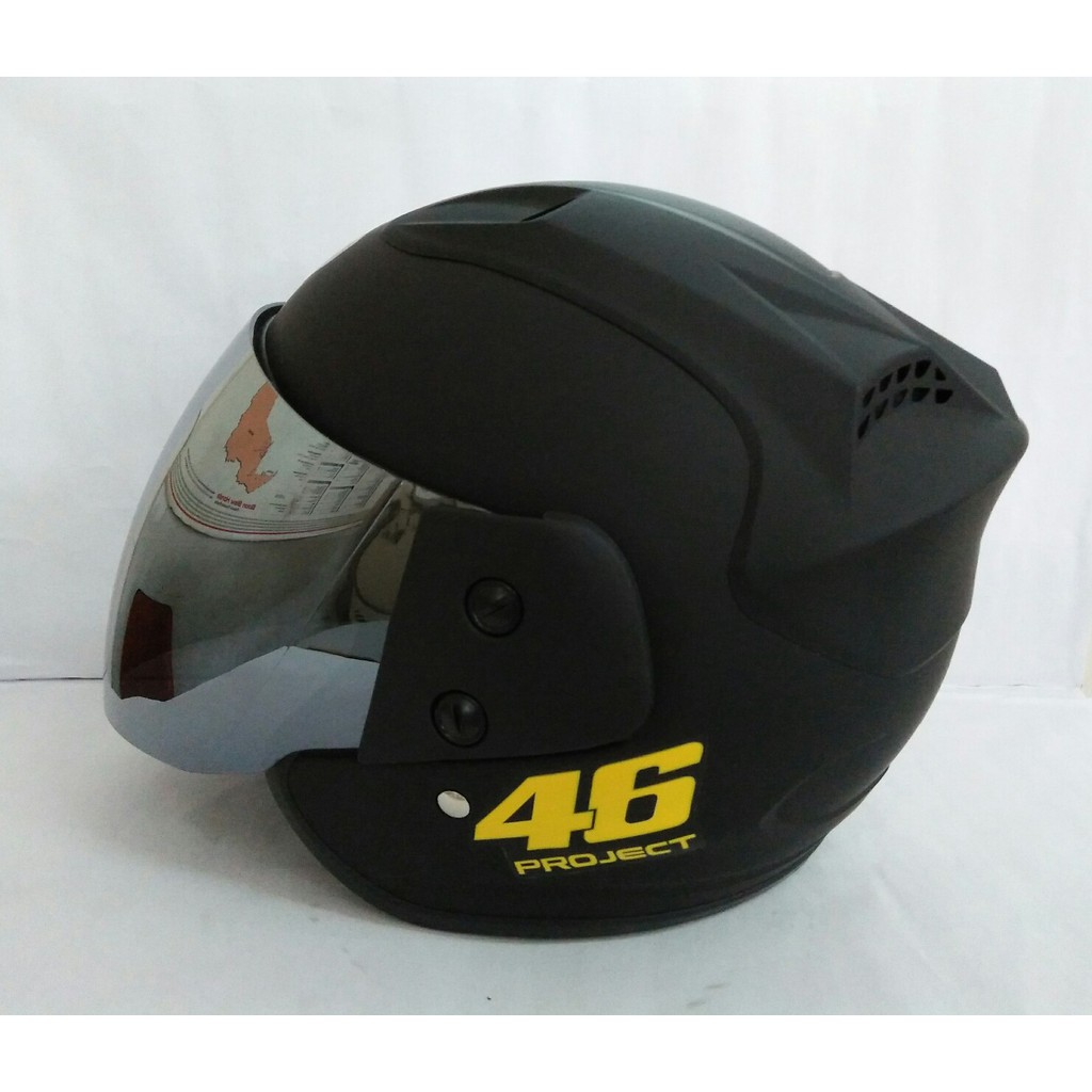 LASER HELMET / 46 PROJECT / MOTORCYCLE HELMET SIRIM / HELMET MURAH