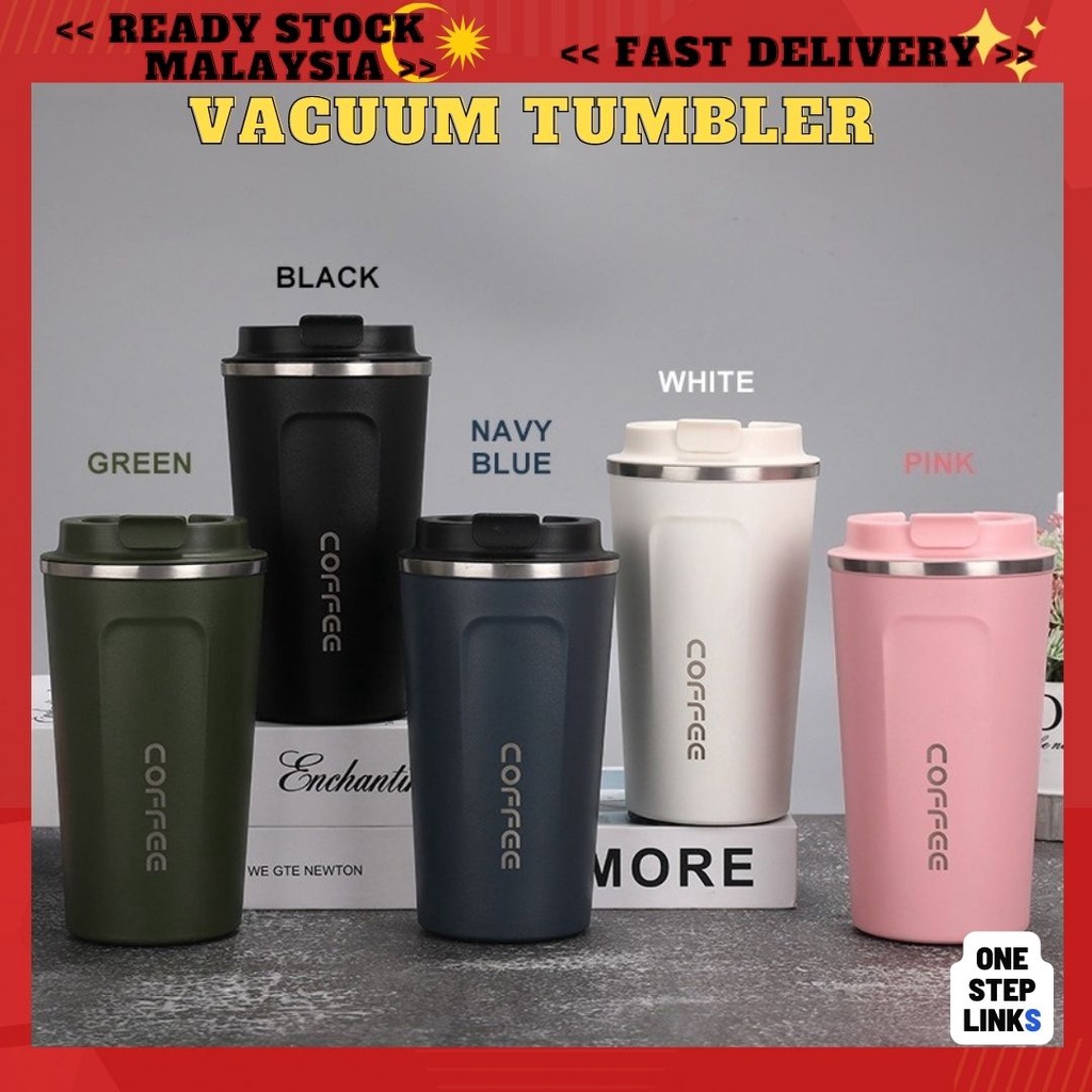 Tumbler Coffee Mug Cup Travel Office Home Vacuum Thermos Leak Proof ...