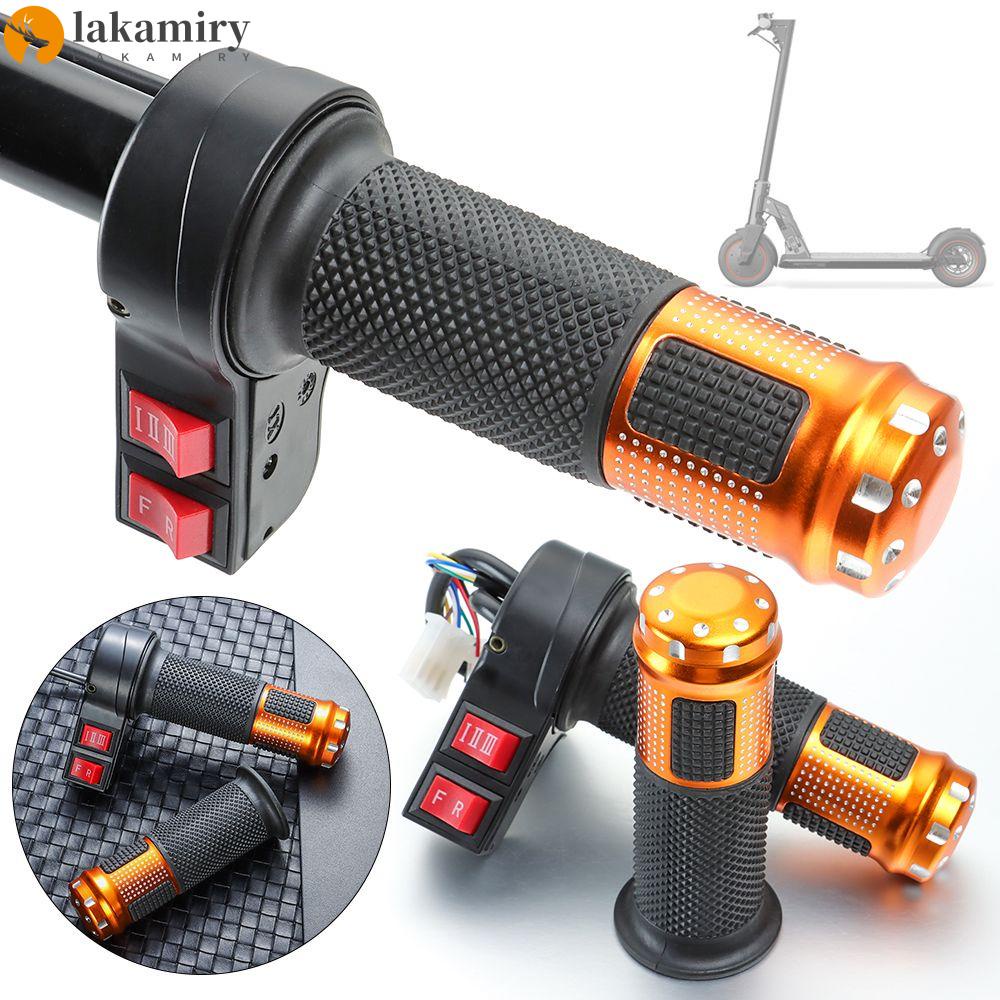 LAKAMIER Durable Electric Bike Throttle Grip Electric Scooter Speed Control Throttle Handlebar