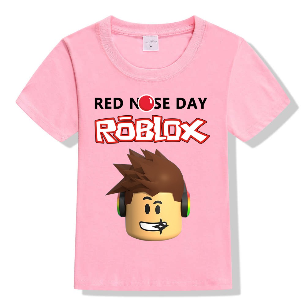 Boys Roblox Kids Cartoon Short Sleeve T Shirt Summer Casual - 