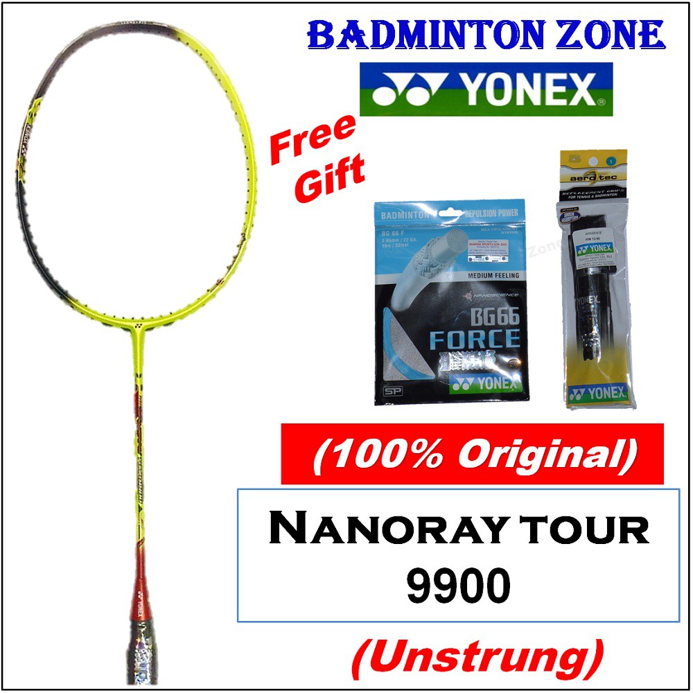 yonex nanoray 9900 tour badminton racket