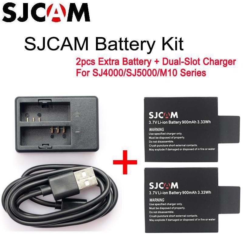 SJCAM Battery /Dual Charger/Battery Set For SJ4000 SJ5000 SJ4000wifi SJ5000wifi