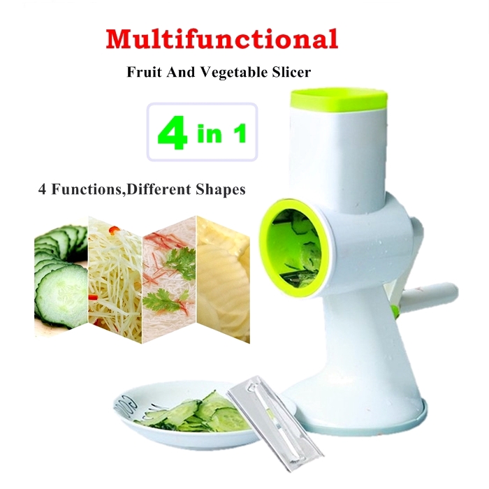 Multifunctional 4 in 1 Mandoline Fruit Vegetable Slicer Julienne