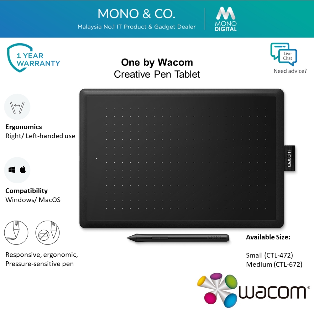 Графический планшет wacom one small ctl 472 n как начать рисовать