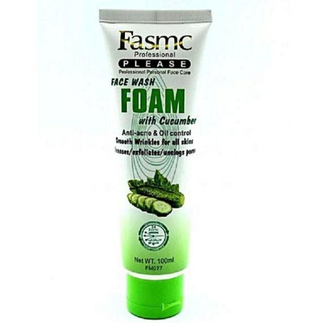 face wash foam with cucumber