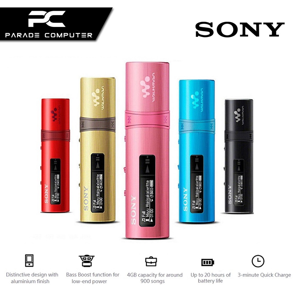 Sony MP3 Player Walkman 4GB NWZ-B183F #MP3# | Shopee Malaysia